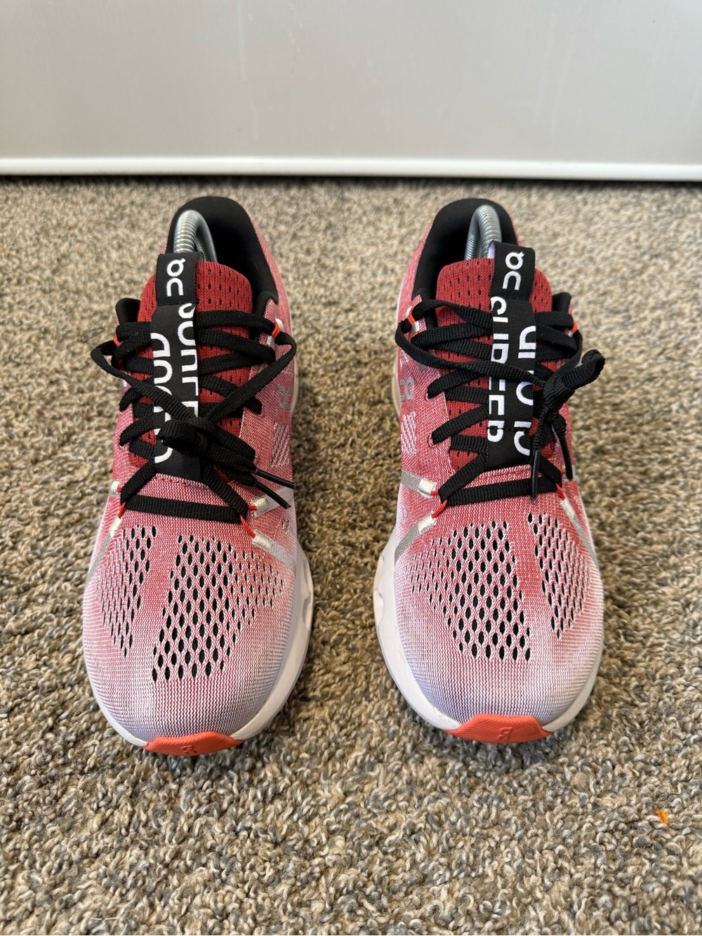 On Running Women's Cloudswift Coral Pink Lightweight Running Shoes - Picture 2 of 8